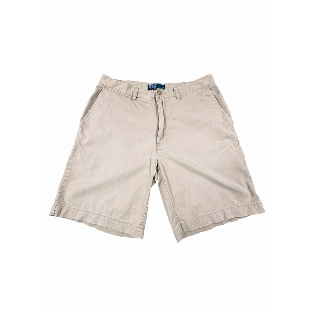 Polo Ralph Lauren Prospect Shorts Mens 34 Khaki Beige Classic Chino Cotton